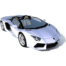 Lamborghini Aventador Roadster 3D Object | FREE Artlantis Objects Download